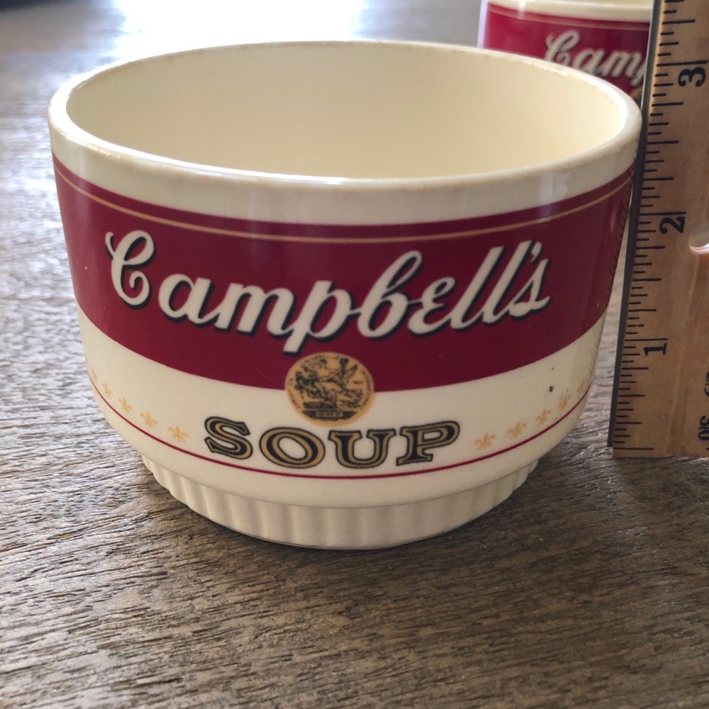 2 Vintage Campbell Soup Small Bowls and Tin - Picture 4 of 9